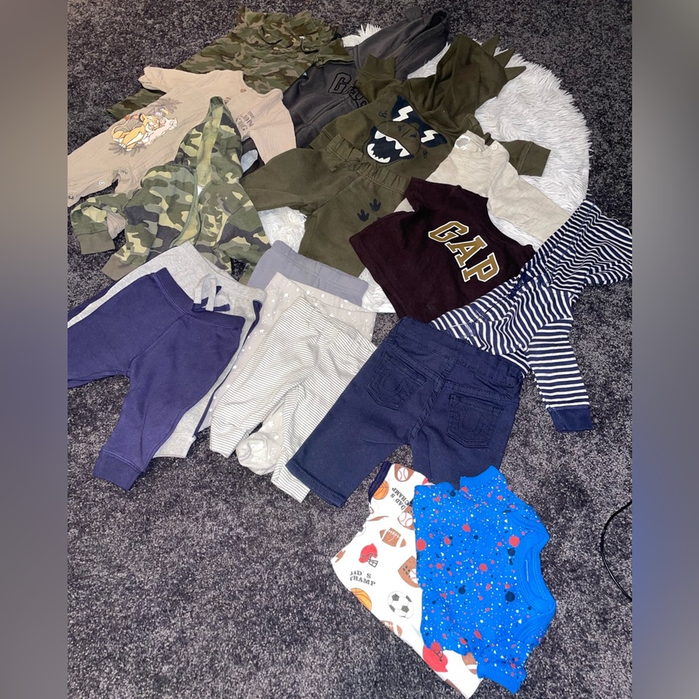 Baby Boy clothing bundle size 0-3